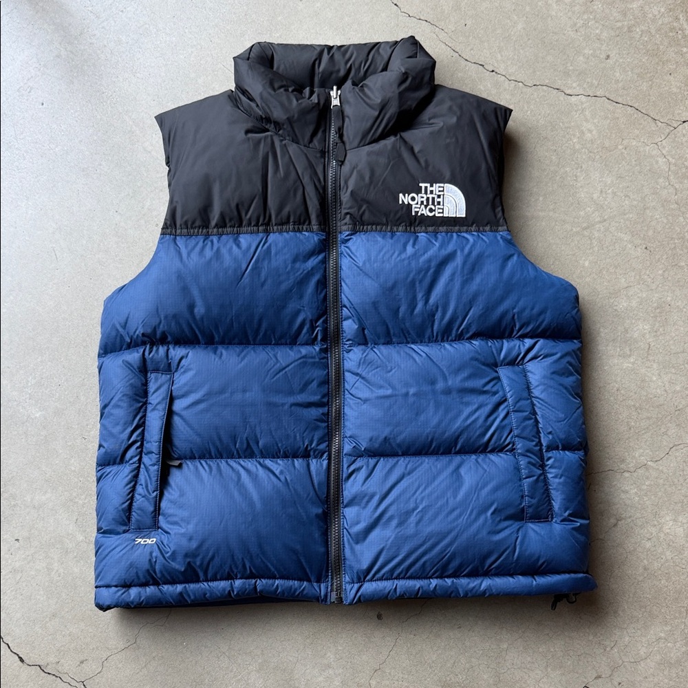 The North Face Black and Blue Women’s 96 Retro Nuptse Vest